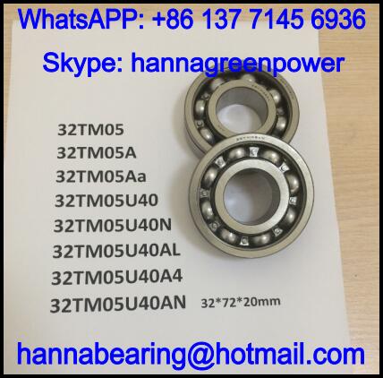 32TM05Aa Automotive Gear Box Ball Bearing 32x72x20mm