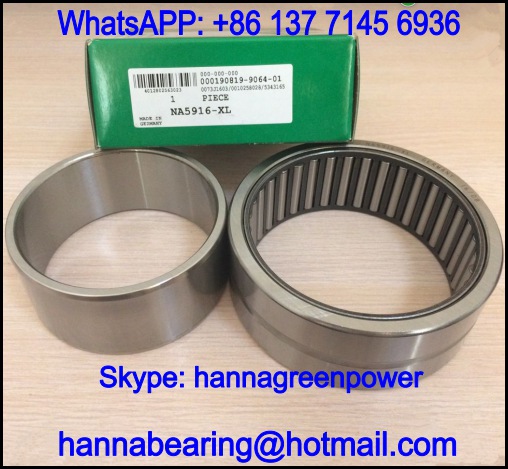 NA5911-XL Single Row Needle Roller Bearing 55x80x34mm