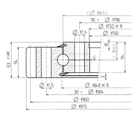 01 1845 02 slewing ring bearing