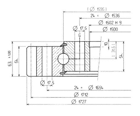 01 1595 00 slewing ring bearing