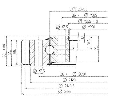 01 2040 03 slewing ring bearing