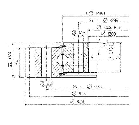 01 1295 01 slewing ring bearing