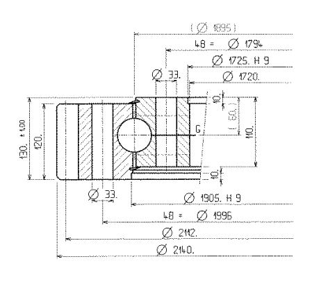 01 1895 00 slewing ring bearing