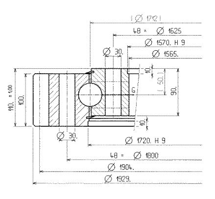 01 1712 00 slewing ring bearing