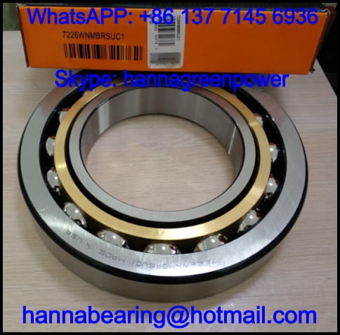 7226WN Single Row Angular Contact Ball Bearing 130*230*40mm