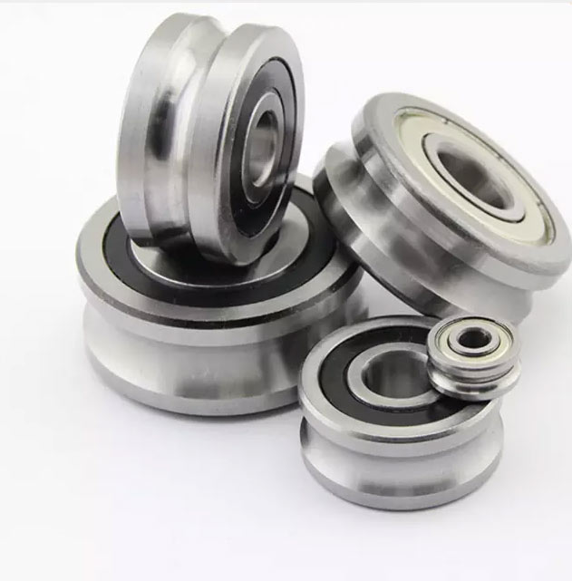 U Groove sealed LFR30/8KDD bearings 8x26.8x11 mm