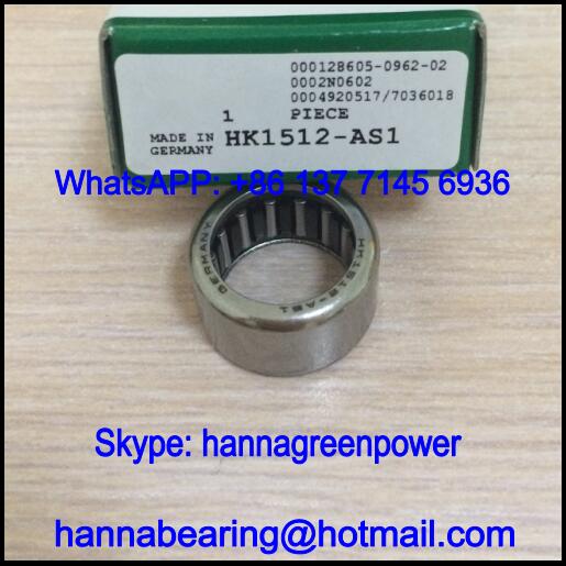 HK1512-AS1-B Needle Roller Bearing with Lubrication Hole 15x21x12mm