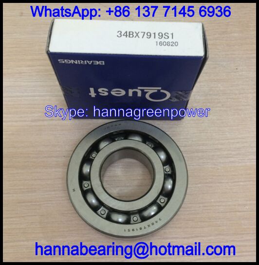 34BX791951 Gearbox Bearing / Deep Groove Ball Bearing 34*79*19mm