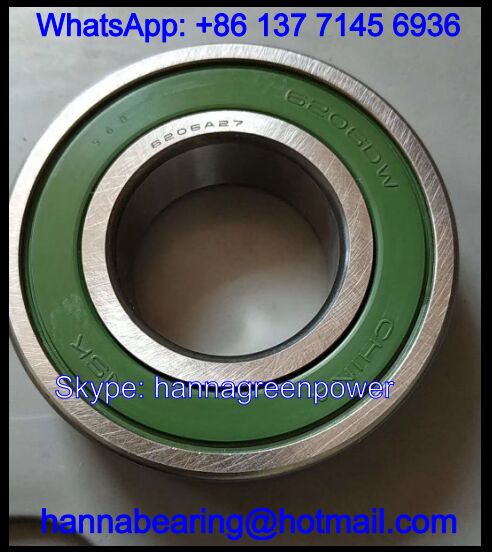 6206DDW Deep Groove Ball Bearing 30*62*16mm