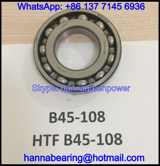 HTFB45-108 Deep Groove Ball Bearing / Gearbox Bearing 45x90x17mm