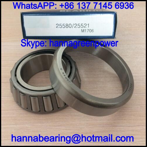 25521 Single Row Tapered Roller Bearing 44.45x83.058x23.813mm