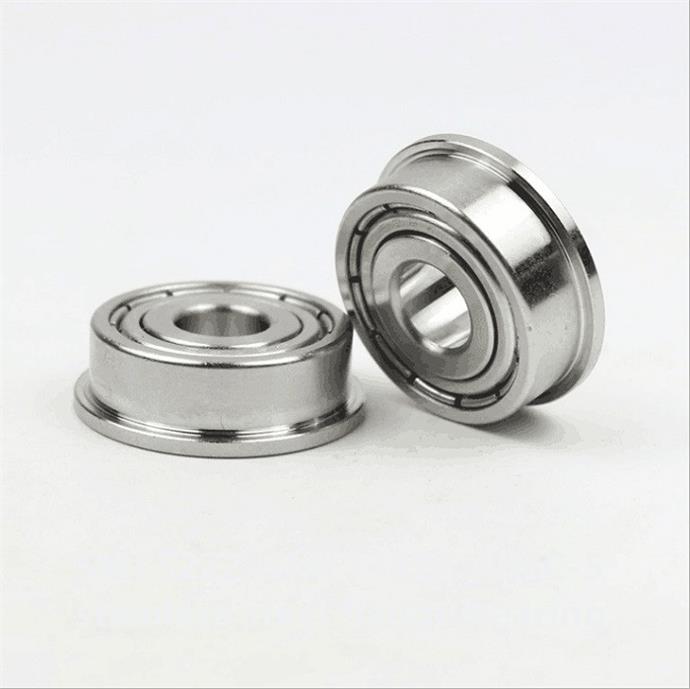 SMF137ZZ stainless steel flanged deep groove ball bearings 7x13x4mm