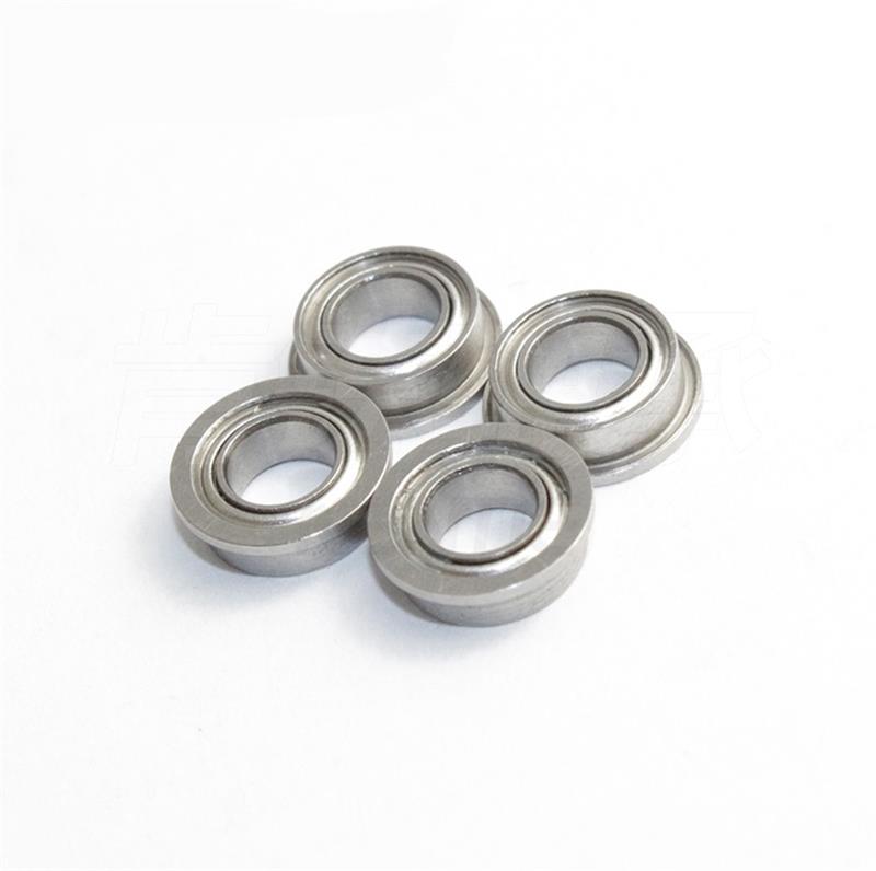 F6704ZZ Shielded Flanged Thin Wall Deep Groove Ball Bearings 20x27x4mm