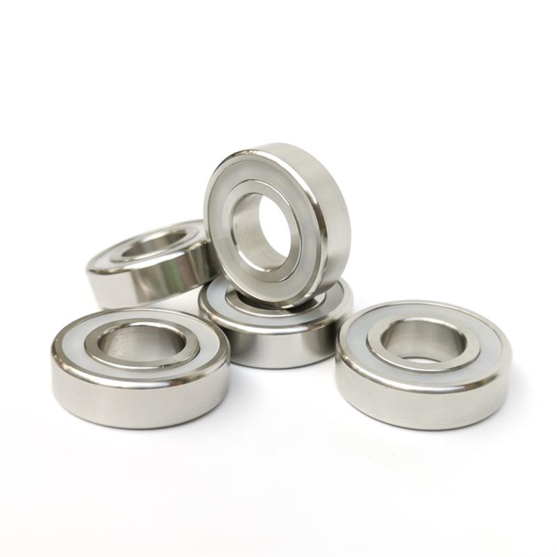 S6201-2RS Stainless Steel 316L Deep Groove Ball Bearings Waterproof Anti-corrosion 12*32*10mm