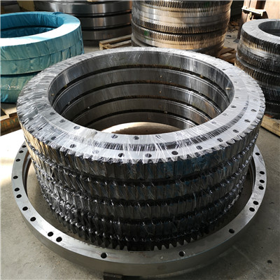 16306001 External Gear Slewing Ring Bearings (21.286*12.438*2.812inch) for Log loaders and feller bunchers