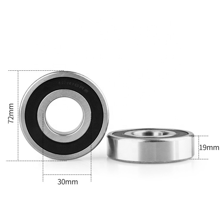 6306 2RS deep groove ball bearing 30x72x19mm