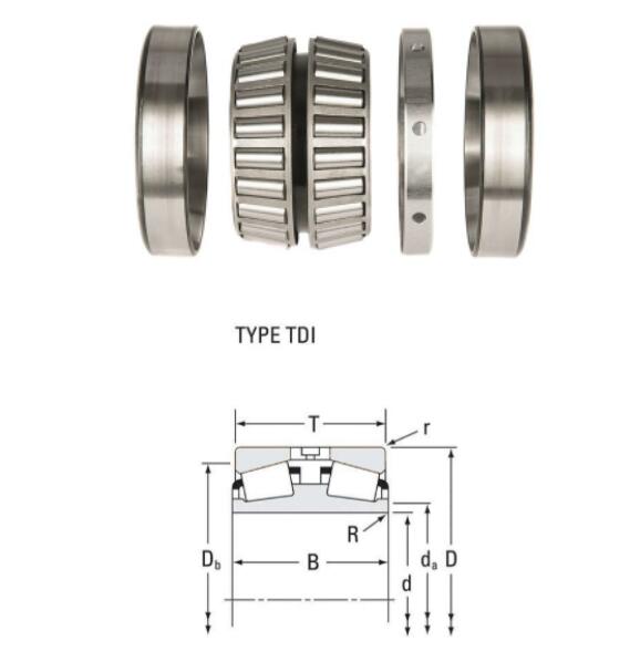 388TD/383A Tapered Roller Bearing 57.534x100x51.295mm
