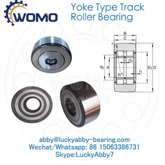 NNTR80X200X90-2ZL Full complement Yoke Type track roller bearing 80mm*200mm*90mm