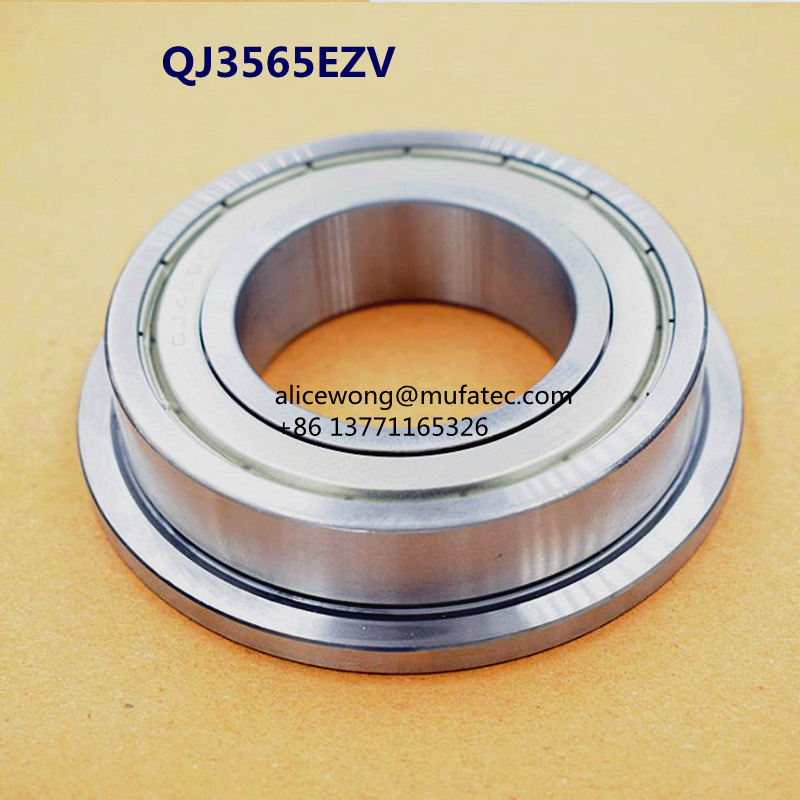 QJ3565EZV Auto Steering Bearing Auto Differential Bearing With Flange 35x65/75x16mm
