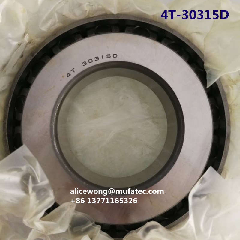 4T-30315D 30315 Auto Bearings Metric Tapered Roller Bearings 75x160x40mm