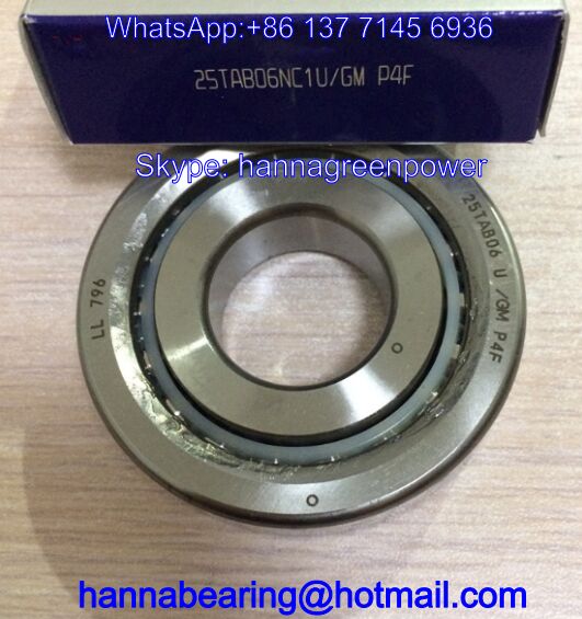 25TAB06NC1U/GMP4F Ball Screw Support Bearings 25x62x15mm