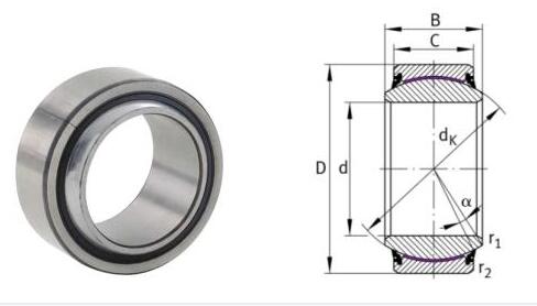 GE300-UK-2RS Spherical Plain Bearing (Size:300x430x165mm)