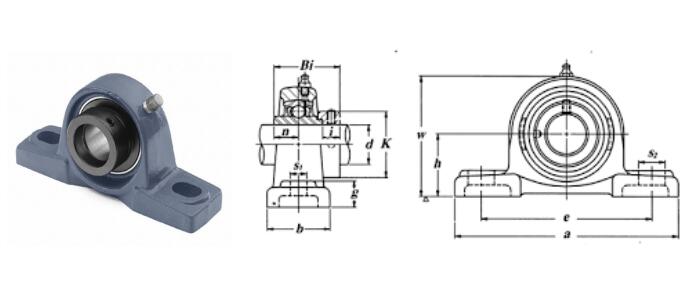 HCP206-20 Pillow Block Bearing