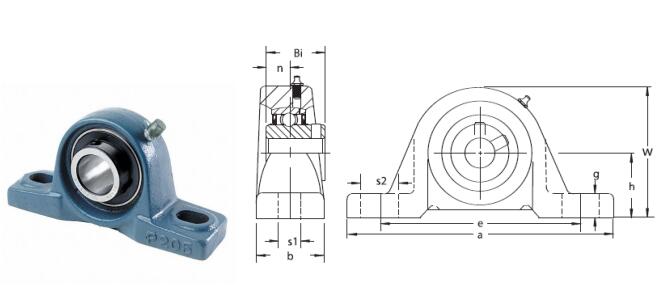 UCLP206 Pillow Block Bearing