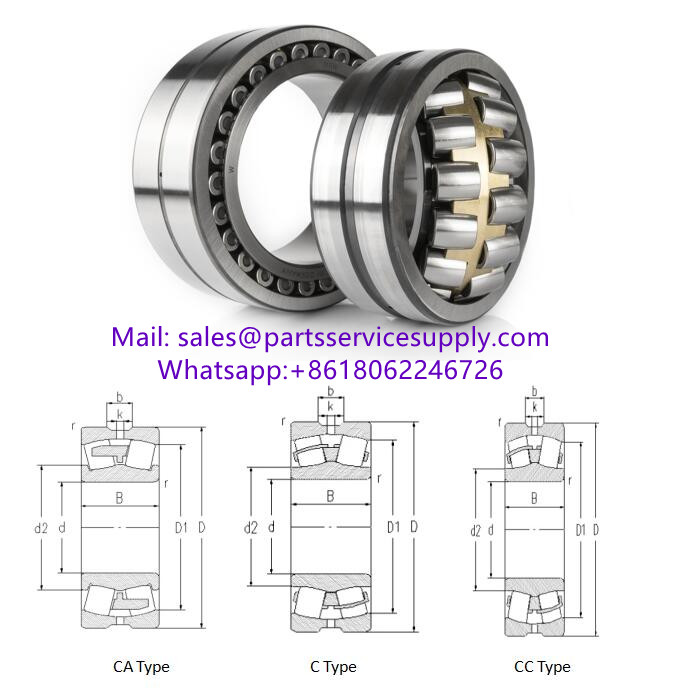 23072CA/W33 (Size:360x540x134mm) Spherical Roller Bearing for Mining Equipment