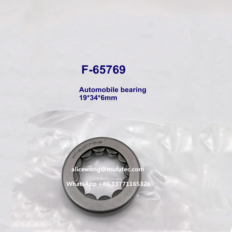 F-65769 automobile steering gear bearings cylindrical roller bearing 19*34*6mm