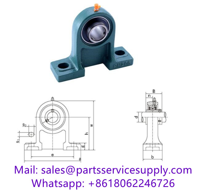 UCPH203 (Shaft Dia:17mm) Standard Duty Pillow Block Ball Bearing Unit