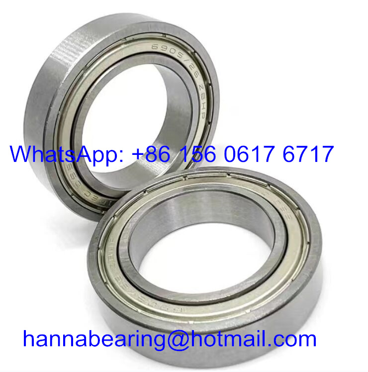 6905/26 / 6905/26Z / 6905/26ZBHP Deep Groove Ball Bearings 26x42x9mm