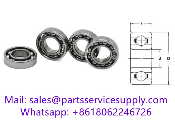 681 (Equivalent P/N:L-310) Miniature Bearing Size:1x3x1mm