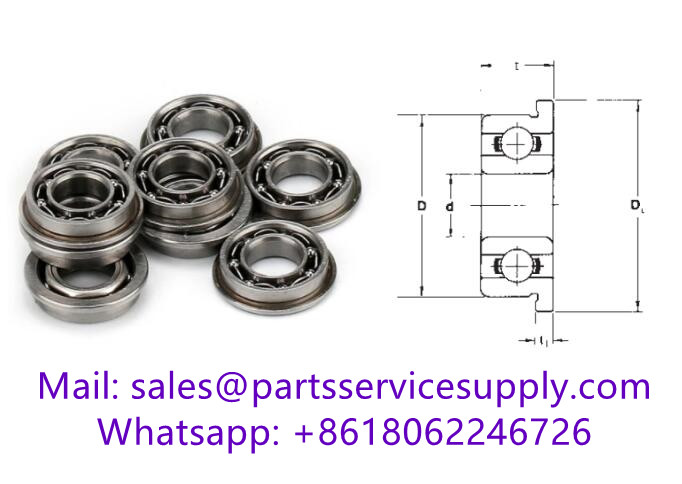 MF105 (Alt P/N:LF-1050) Metric Size Miniature Ball Bearing Size:5x10x3mm