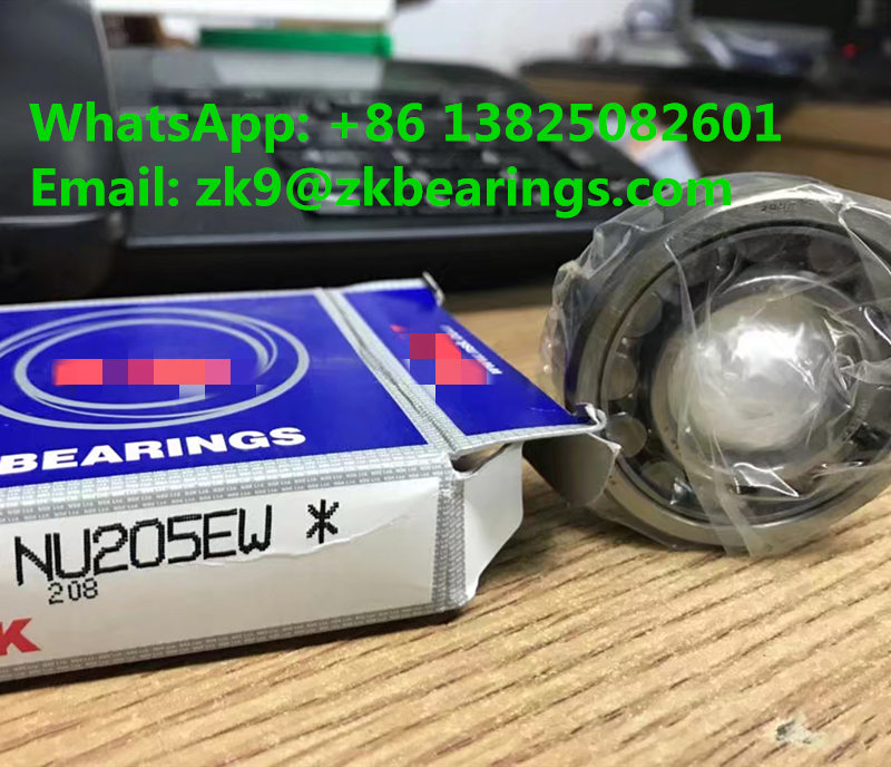 NU205EW Single Row Cylindrical Roller Bearing 25x52x15 mm