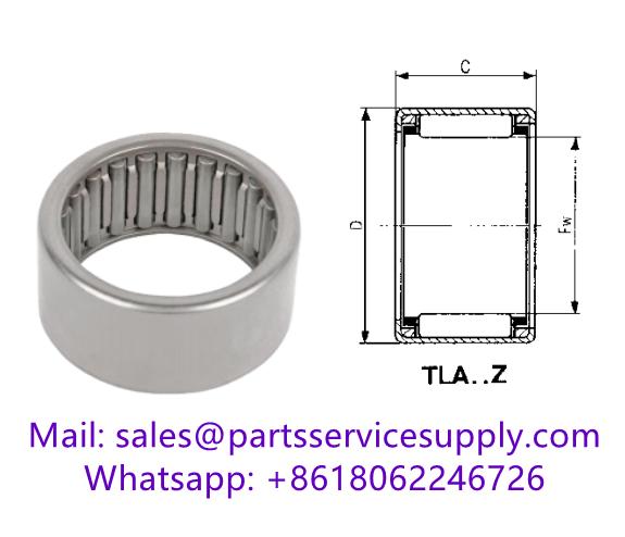TLA2216Z Shell Type Needle Roller Bearing (Interchange P/N: HK2216, FJV-2216)