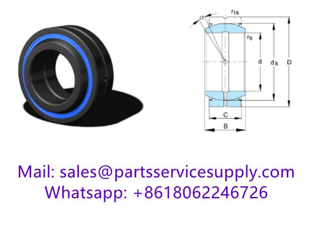 VA0960 Spherical Plain Bearing (Cross Reference: GEZ101ES-2RS, B64LSS, 40SF64SS, GEZ400ES-2RS, SBB64-2RS)