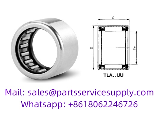 TLA3020UU (Interchange P/N: HK3020-2RS, FJTT-3020) Drawn Cup Needle Roller Bearing