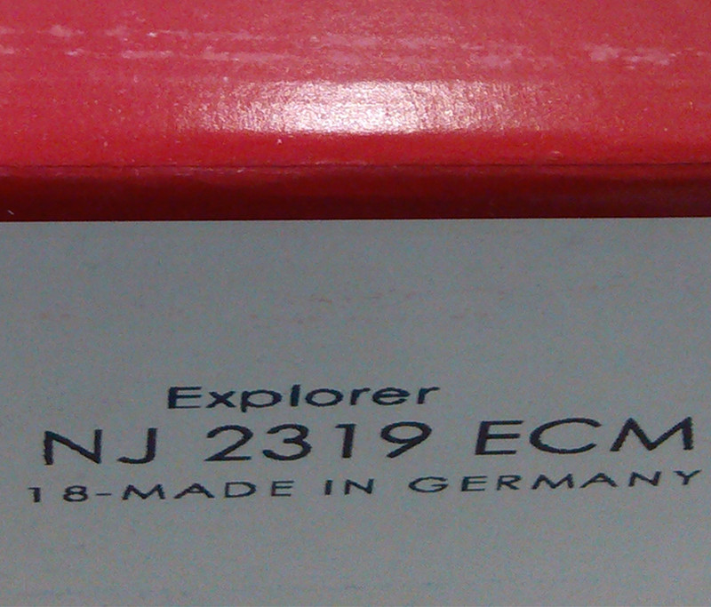 NJ 2319 ECJ Single row cylindrical roller bearing NJ design 95x200x67 mm