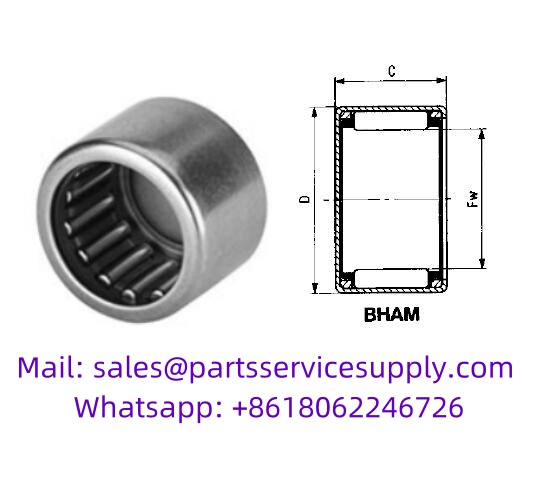 BHAM117 Drawn Cup Needle Roller Bearing (Alt P/N: BCH117)