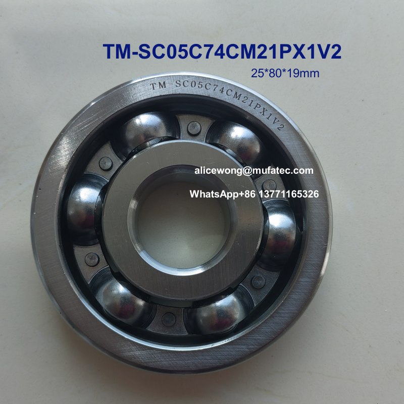 TM-SC05C74CM21PX1V2 SC05C74CM21 automotive bearings special ball bearings 25*80*19mm