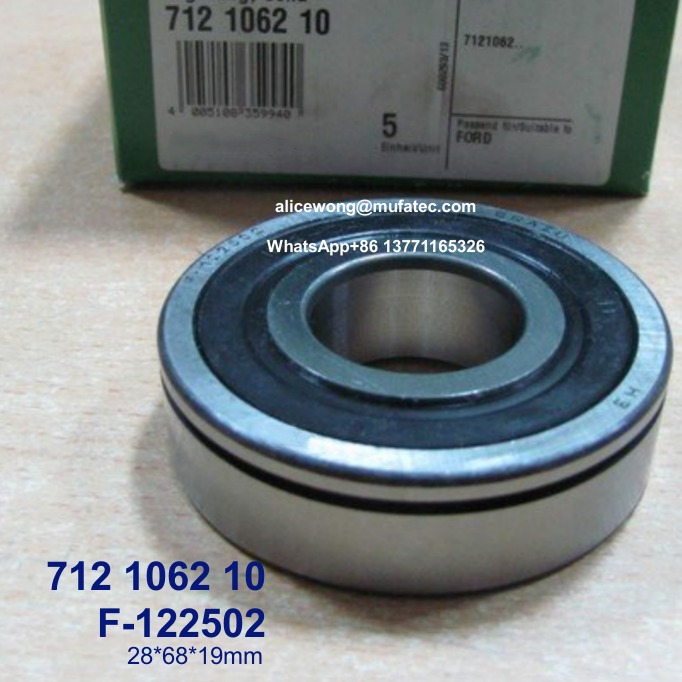 712 1062 10 F-122502 Ford Focus Ranger manual transmission part bearings 28*68*19mm