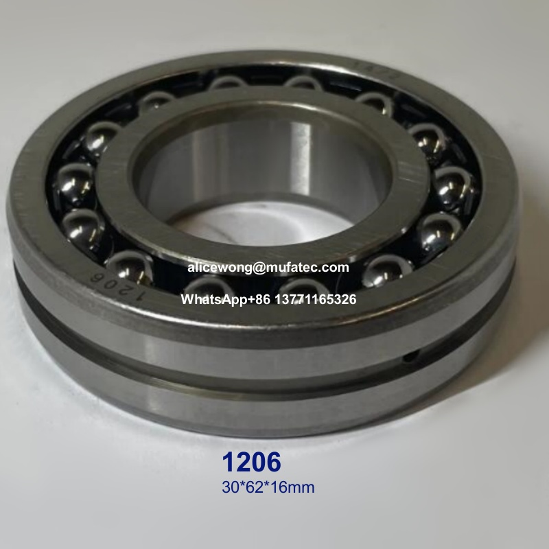 1206 automotive bearings with oil slot 30*62*16mm