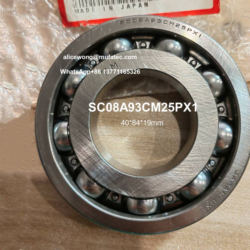 SC08A93CM25PX1 SC08A93 Honda FIT gearbox bearings special ball bearings 40*84*19mm