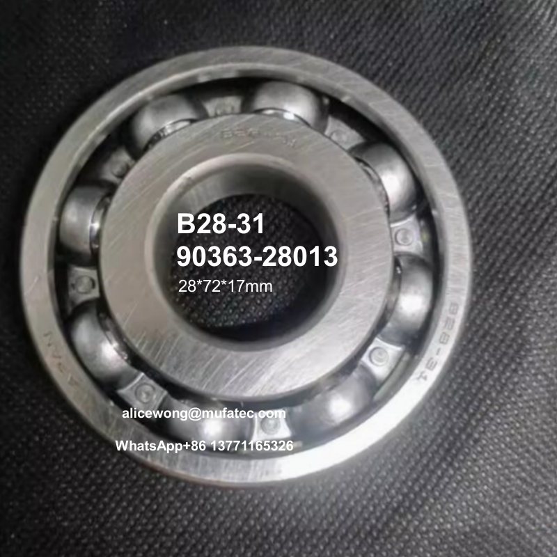 B28-31 90363-28013 automotive gearbox bearings special ball bearings 28*72*17mm
