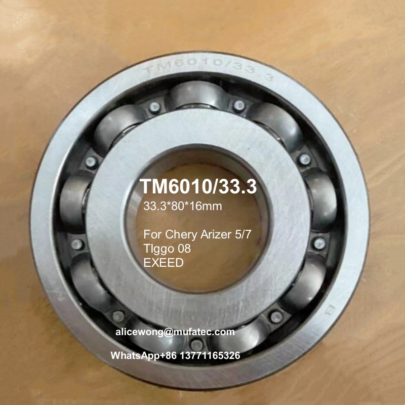 TM6010/33.3 Chery Arizer 5 / 7 Tiggo 08 EXEED gearbox air conditioning bearings 33.3*80*16mm