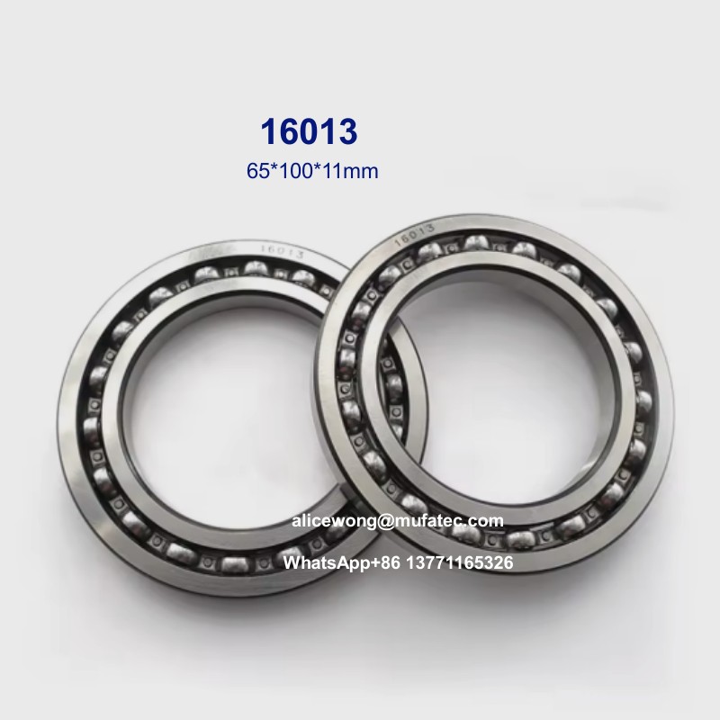 16013 thin section deep groove ball bearings 65*100*11mm