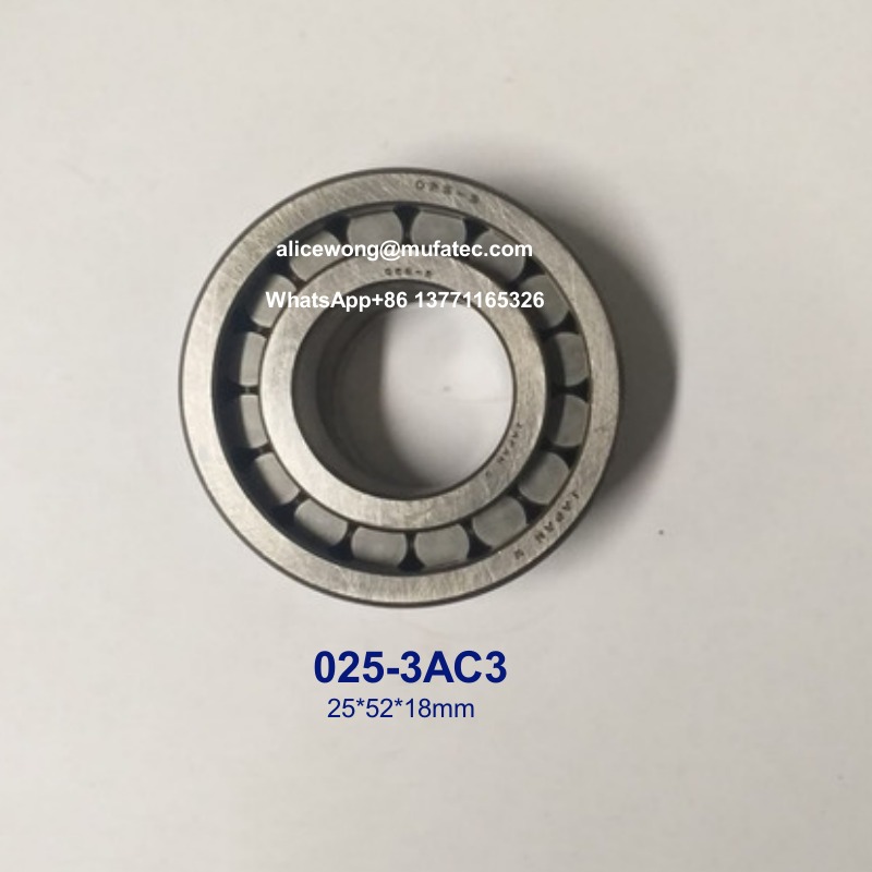 025-3AC3 auto wheel hub bearings cylindrical roller bearings 25*52*18mm