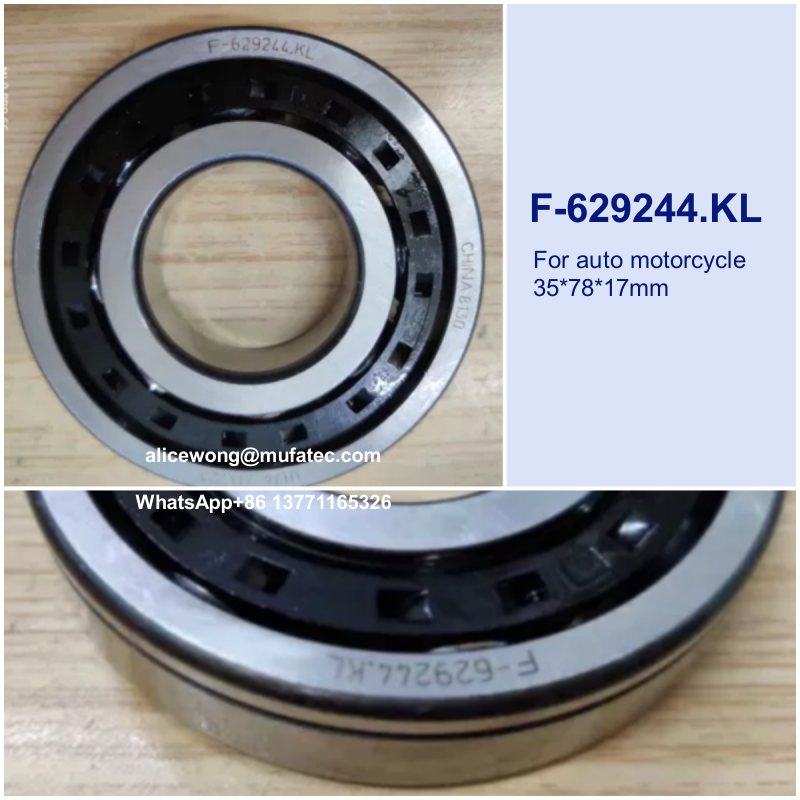 F-629244.KL auto vehicle scooter motorcycle bearings with filling slot 35*78*17mm