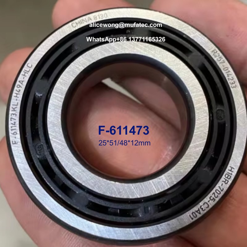 F-611473.KL-H49A F-611473 Ford motor transmission differential bearings 25*51/48*10/12mm